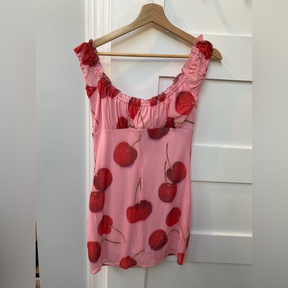 Urban Outfitters Kimchi Blu mini Y2K cherry dress, mini dress​ - Picture 3 of 7